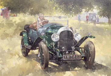 Zelené Bentley v Althorp