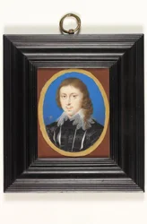 Edmund Waller (akvarel na pergamenu)