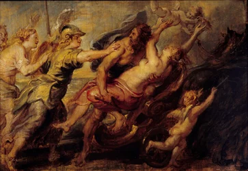 Odstranění proserpinu. Malba připisovaná Pierre Paulovi (Pierre-Paul) Rubensovi (nebo Petru Pavlovi nebo Petru Paulusovi) (1577-1640) Ec. Podvod