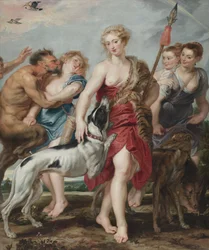 Diana a její nymfy odcházející na lov, kolem roku 1615