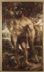 Herkules v zahradě Hesperidek, kolem roku 1638 (olej na plátně)