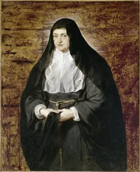 Infante Isabella Španělská oblečená jako řeholnice Řádu klarisek (olej na plátně