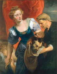Judith s hlavou Holoferna