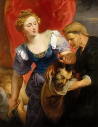 Judith s hlavou Holophernes, 1620-1622.