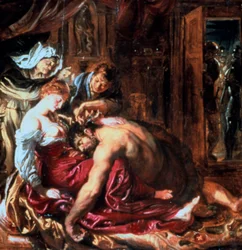 Samson a Dalila, c1609-1610