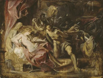 Zajetí Samsona, 1609-10