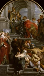 Obrácení svatého Bavona, 1623-1624