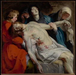 Kladení do hrobu, kolem 1612