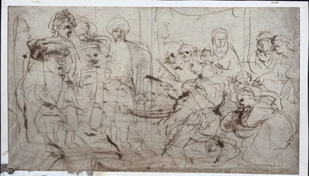 Tomyris s hlavou Cyrus, c. 1637-1638.