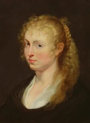 Mladá žena s kudrnatými vlasy, asi 1618-20
