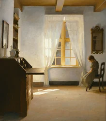 Dívka čtoucí, 1901