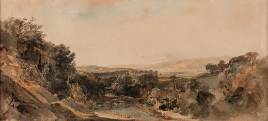 Cannock Chase, asi 1840 (akvarel na papíře)