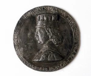 Medaile zobrazující Borso d