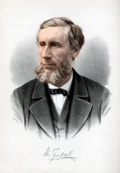 Profesor John Tyndall, irský přírodní filozof, c1890.