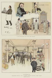 Western Ways, v hotelu Fifth Avenue, New York (chromolitho)