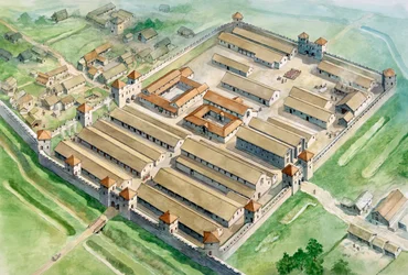 Římská pevnost Birdoswald, c3. století, c1990-2010