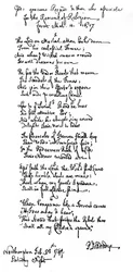 Báseň Dr Doddridge, 1746, 1840.