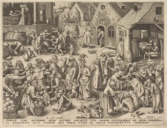 Charitativní charita z The Virtues, 1559.