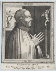 Svatý Ignác z Loyoly, ze série Mužští zakladatelé řeholních řádů, před rokem 1610.