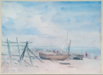 Odliv, pláž Walmer