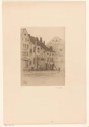 Staré domy na Place Verte, ve Verviers Vieilles maisons, Place Verte (Verviers) (původní název)