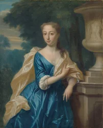 Justina Johanna Ramskrammer (1702-98), manželka Isaaca Parkera