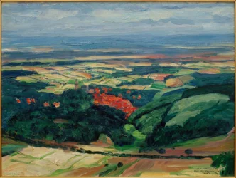 Pohled přes Kronberg do hlavní pláně