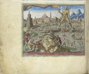 Rhodský kolos ze série Osmé divy světa, 1572