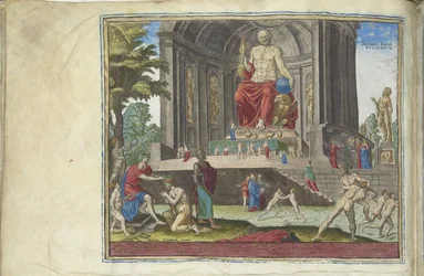 Socha Jupitera v Olympii ze série Osmé divy světa, 1572