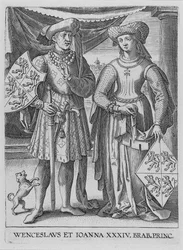 Václav I., vévoda lucemburský a Joanna, vévodkyně z Brabant, ca. 1600