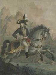 Bonaparte (1769-1821) 1er Consul, z obrazu Andrea Appianiho (1754-1817), který vyryl J.J.F. Tafsaert
