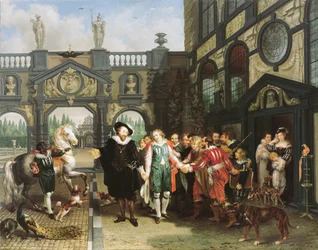 Rozloučení Van Dycka, 1814.