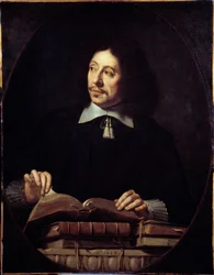 Portrét muže. Obraz Philippe de Champaigne (1602-1674) c. Plamen.