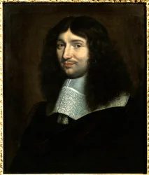 Portrét Jeana Baptista (Jean-Baptiste) Colberta (1619-1683), finančního intendanta Ludvíka XIV.”” Obraz Philippe De Champaigne (1602-1674). Remeš, Muzeum výtvarných umění. Je třeba zmínit: Remeš, Muzeum výtvarných umění
