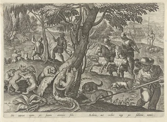 Jacht op wilde katten Jachttaferelen (název série) Ve kterém každý druh lovu, drůbeže a rybaření (název série)