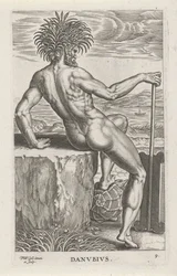 Riviergod Dunaj Danvbivs (titul na objektu) Rivier-en zeegoden (název série) Elegantní portréty mořských polobohů a lachtanů (název série)