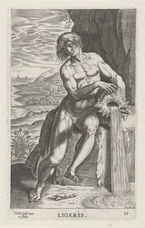 Riviergod Ligeris Ligeris (název na objektu) Rivier-en zeegoden (název série) Elegantní portréty mořských polobohů a tuleňů Amnicus (název série)