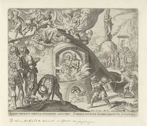 Shadrach, Meshach a Abednego jsou hozeni do ohně Historie Shadracha, Meshacha a Abednega (název série)