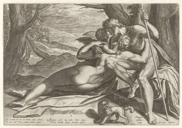 Venuše a Adonis s Amorem Příběh Adonise (název série)