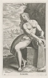 Vodní nymfa Linope Lynope (název na objektu) Stroom-en waternimfen (název série) Oceanitidní nymfy, ehidrid potamidus naiads (název série)