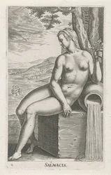Vodní nymfa Salmacis Salmacis (název na objektu) Stroom-en waternimfen (název série) Oceanitidní nymfy, ehidrid potamidus naiads (název série)