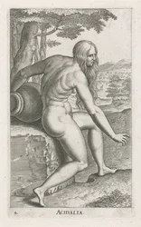 Vodní nymfa Venus Acidalia Acidalia (název na objektu) Stroom-en waternimfen (název série) Oceanitidní nymfy, ehidrid potamidus naiads (název série)