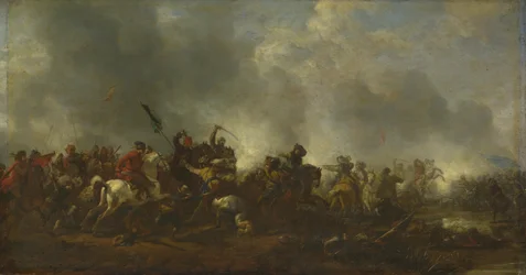 Kavalérie útočící na pěchotu, 1656-1668