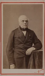 Portrét skladatele Daniel-François-Esprit Auber 1782-1871, c. 1870.