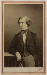 Portrét skladatele Hectora Berlioze 1803-1869, cca 1860.