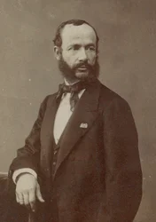 Portrét houslisty a skladatele Henriho Vieuxtempse 1820-1881, 70. léta 19. století.