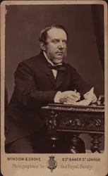 Portrét skladatele Michaela Williama Balfe 1808-1870.
