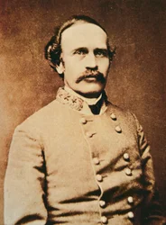 Portrét Bushroda Johnsona (černobílá fotografie)