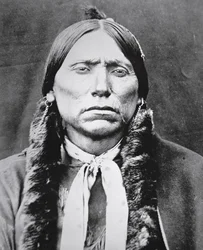Quanah Parker (asi 1845-1911) (čb fotografie)