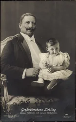 Dědečkův miláček, císař Vilém s vnučkou